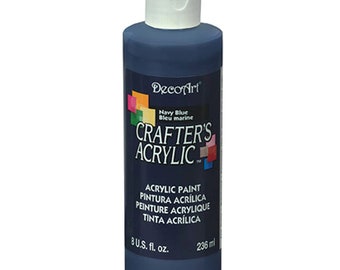 DecoArt Acrylic Paint, 2 Fl Oz (Pack of 1), Navy Blue
