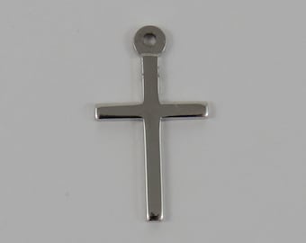 Cross Sterling Silver Vintage Charm For Bracelet