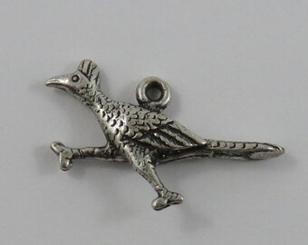 Road Runner Sterling Silver Vintage Charm For Bracelet