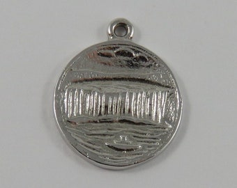 Niagara Falls, Canada Sterling Silver Vintage Charm For Bracelet