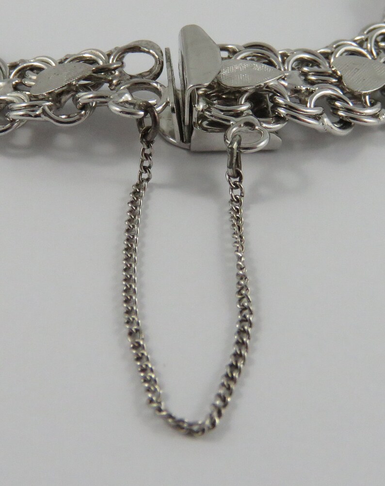 7 1/4 Sterling Silver Charm Bracelet Without Charms Etsy