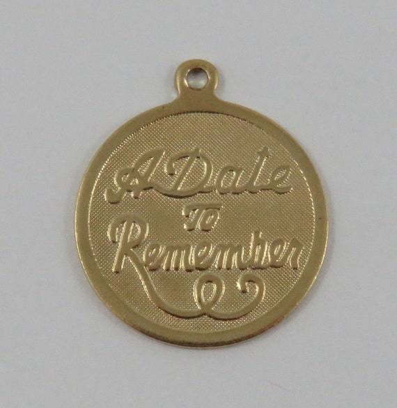 14k A Date to Remember Charm 14k A Date to Remember Charm