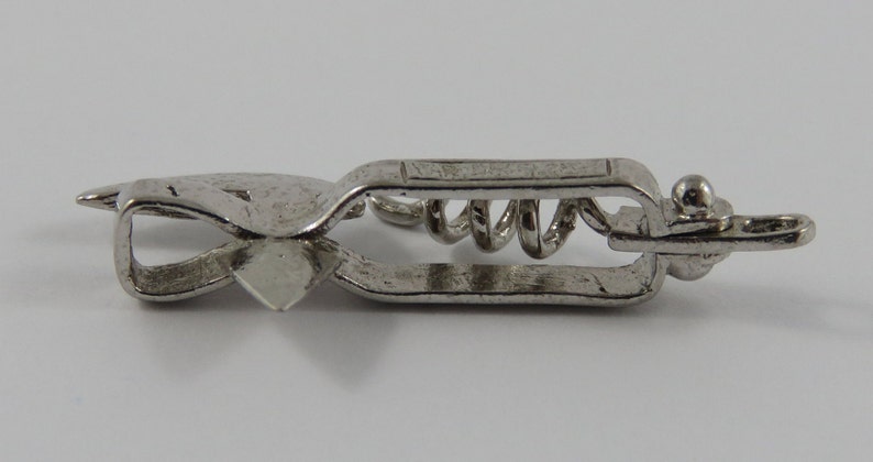 Bottle Opener & Corkscrew Mechanical Sterling Silver Vintage Charm For Bracelet image 4