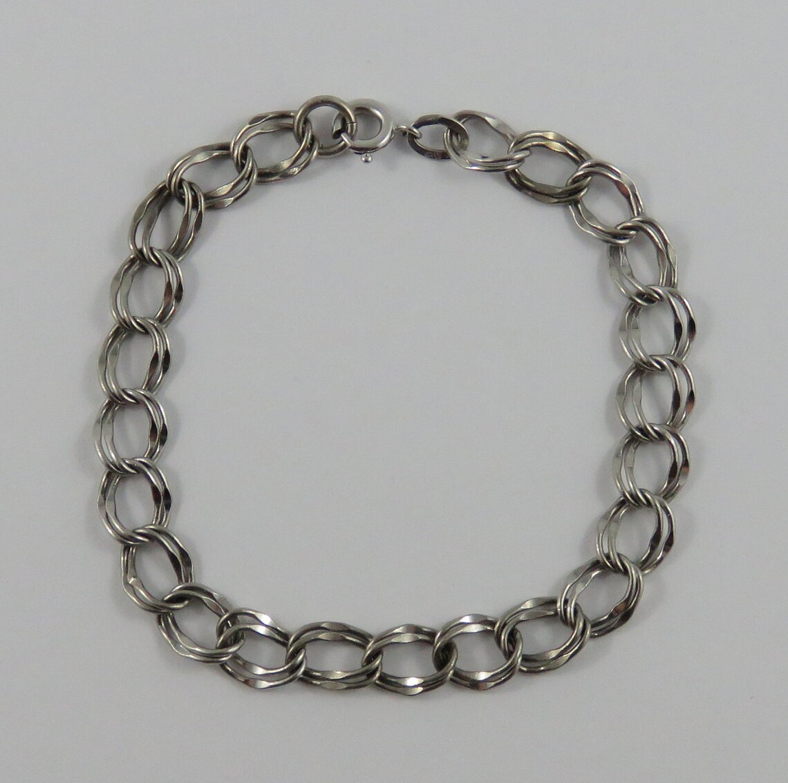 8 Sterling Silver Charm Bracelet Without Charms - Etsy UK