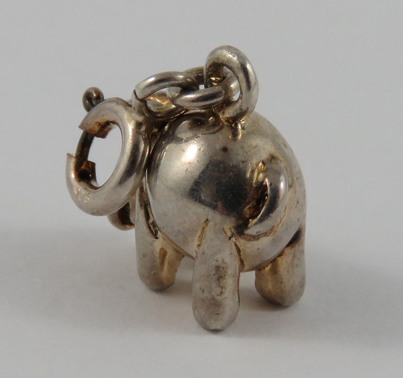 Hippopotamus Sterling Silver Vintage Charm For Bracelet