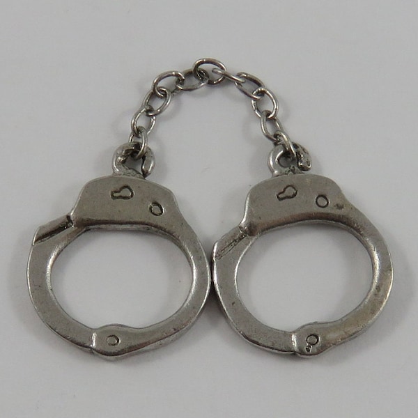 Silver Handcuffs Etsy