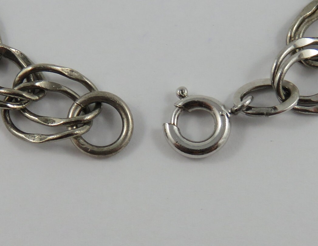 8 Sterling Silver Charm Bracelet Without Charms Etsy