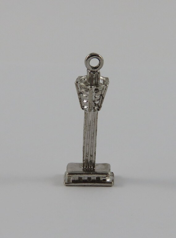 Tower Hotel Niagara Falls Sterling Silver Vintage Charm For Bracelet