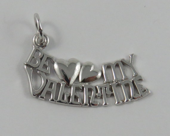 Valentine Sterling Silver Vintage Charm 