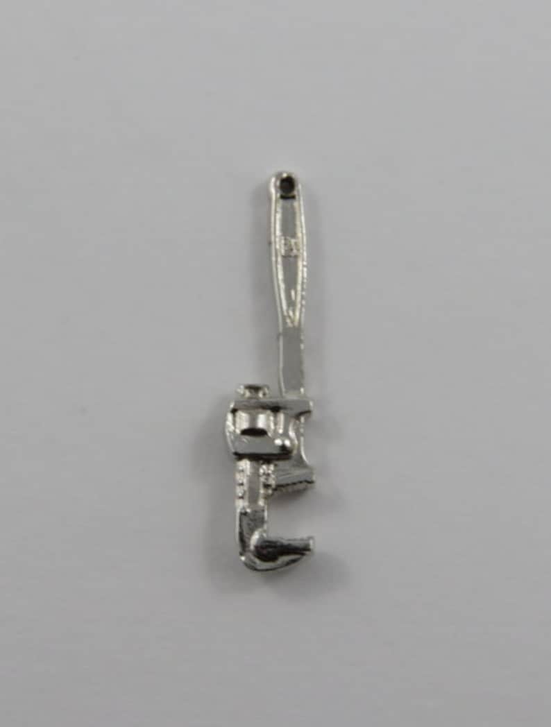 Wrench Sterling Silver Vintage Charm For Bracelet