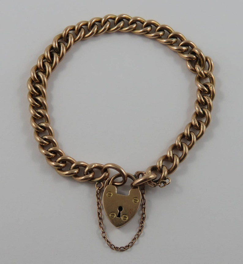 7 9 Karat Gold Vintage Charm Bracelet Without Charms & Etsy