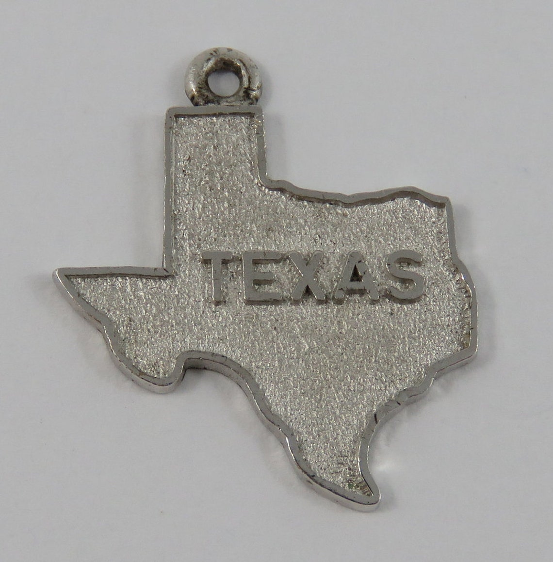 Map of Texas State Sterling Silver Vintage Charm for Bracelet Etsy