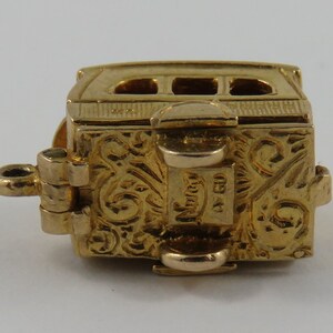Nuvo Caravan Trailer Mechanical Silver Vintage Charm For Bracelet