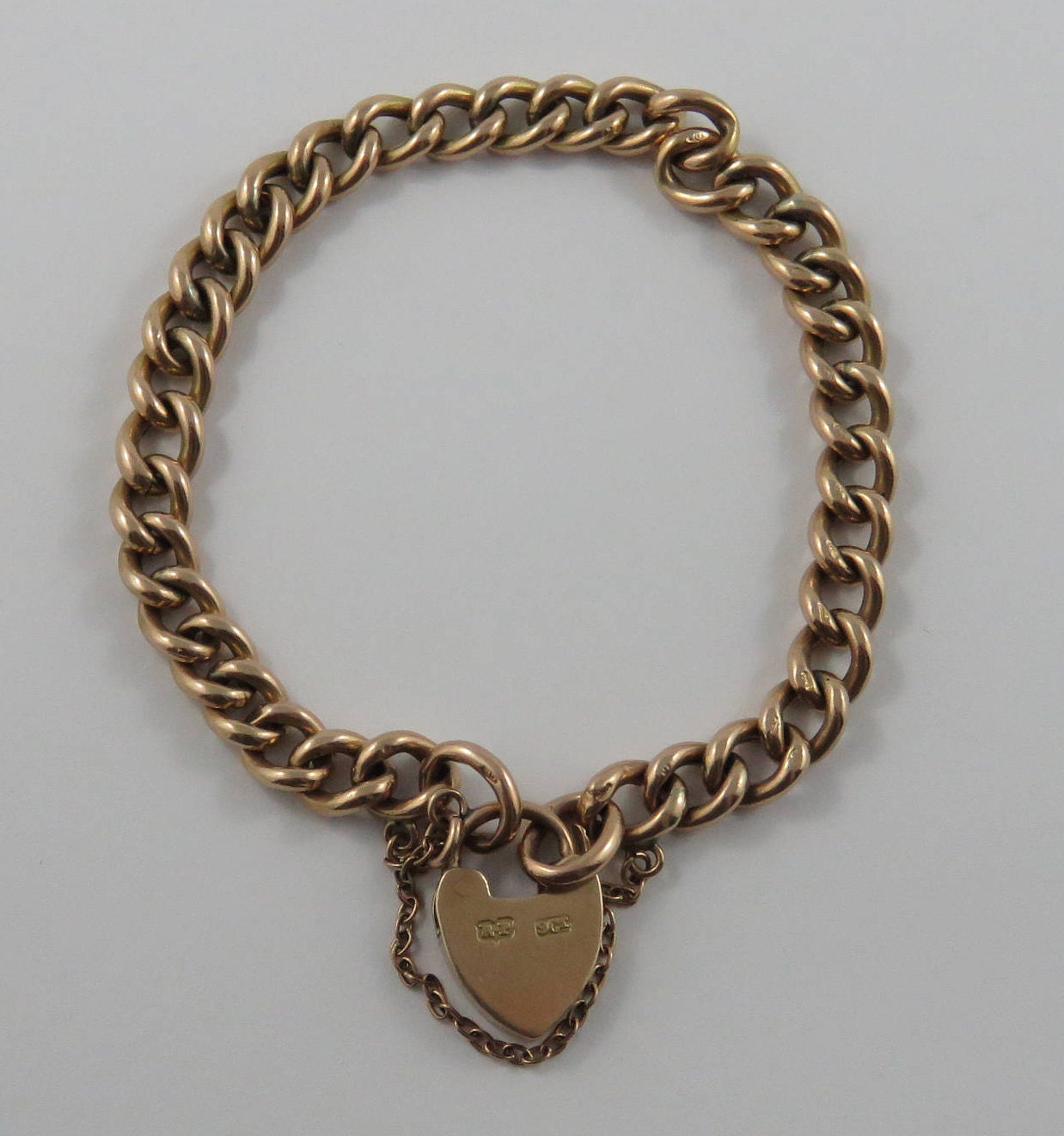 7 9 Karat Gold Vintage Charm Bracelet Without Charms & Etsy