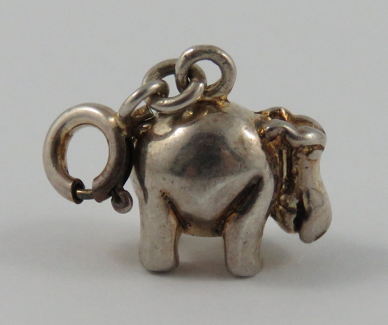 Hippopotamus Sterling Silver Vintage Charm For Bracelet