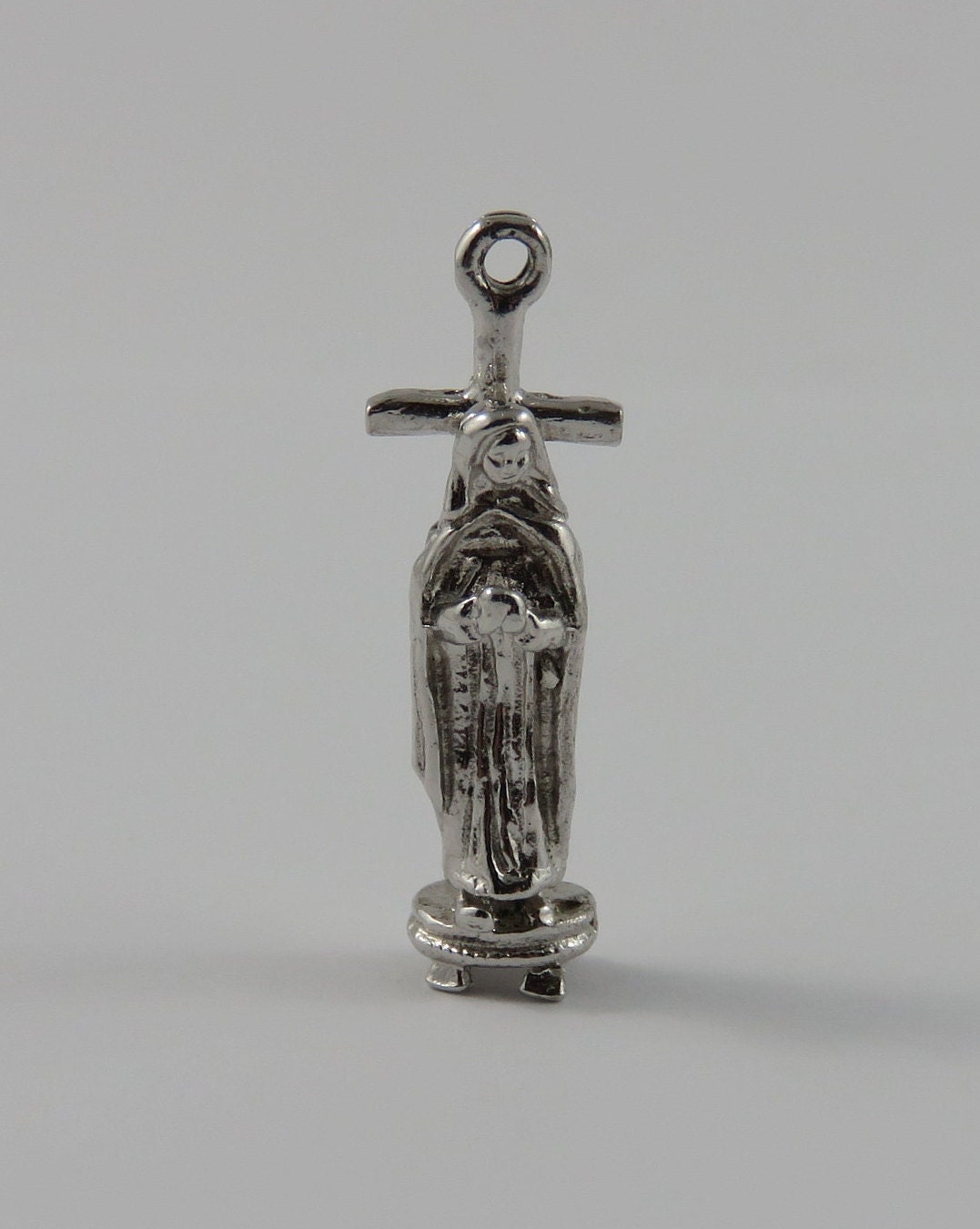 15 Sterling Silver Tiny Cross Charms, Cross, 925 Silver Cross Charms, Jesus Cross for Bracelet Necklace