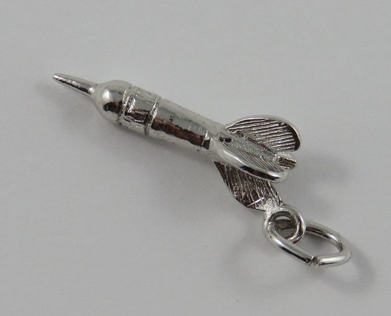 Dart Sterling Silver Vintage Charm For Bracelet