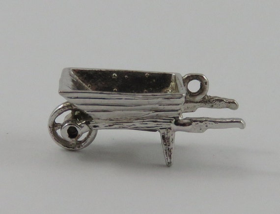Wheelbarrow Charm Sterling Silver Wheelbarrow Charm Sterling Silver