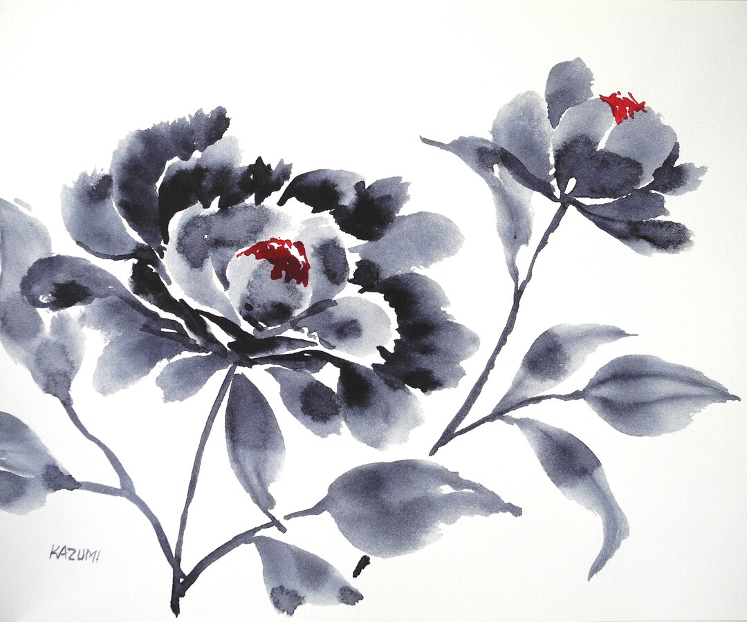 Original Artwork, Original Watercolor Flower Painting 8 X 10 Inches ...
