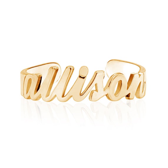 Toes Rings Toe Ring Toe Ring for Women Personalized Name Toe Ring
