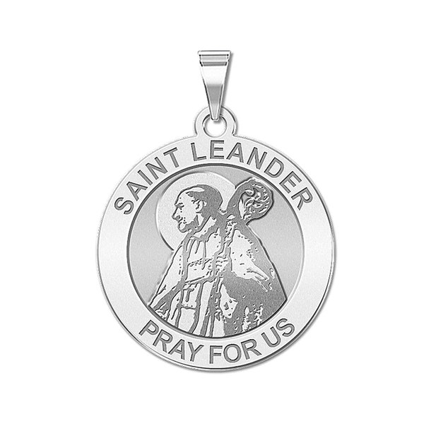 Saint Leander Religiöse Medaille