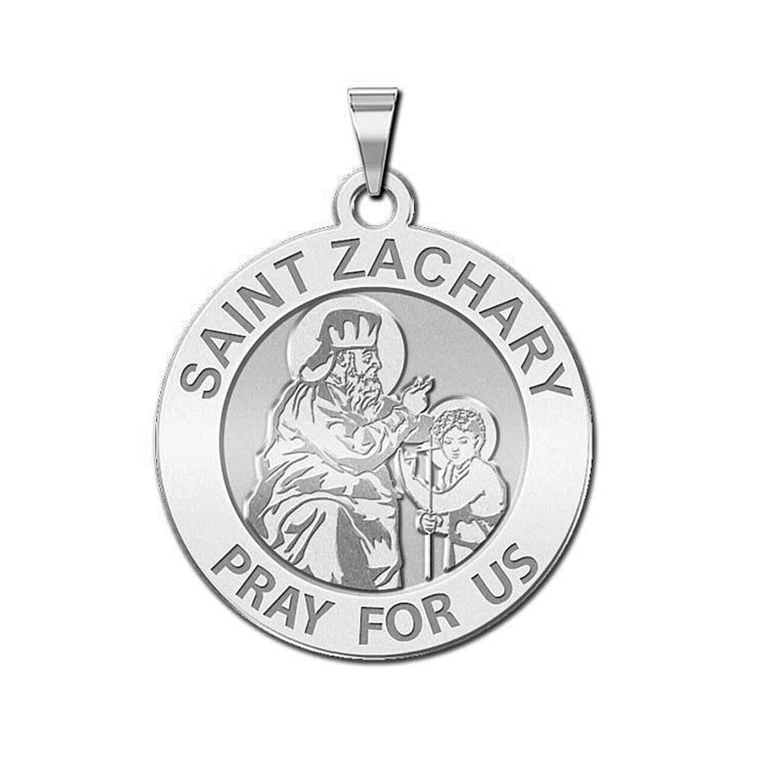 St. Zachary Religious Medal Etsy