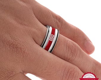 Exclusive OSU College Ring - Officially Licensed Ohio State College Colors Ring - Ohio State Buckeyes Ring