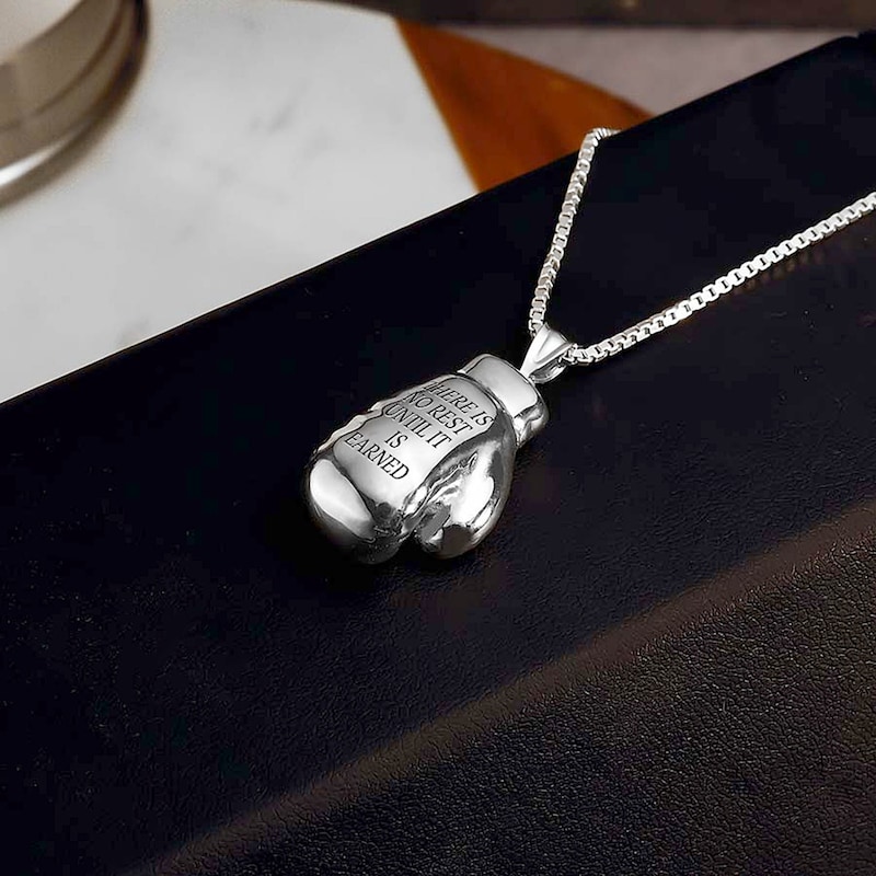 Boxing Glove Necklace • Personalized Boxing Glove Necklace • Boxing Glove Necklace • Necklace for Boxers • Custom Boxing Necklace