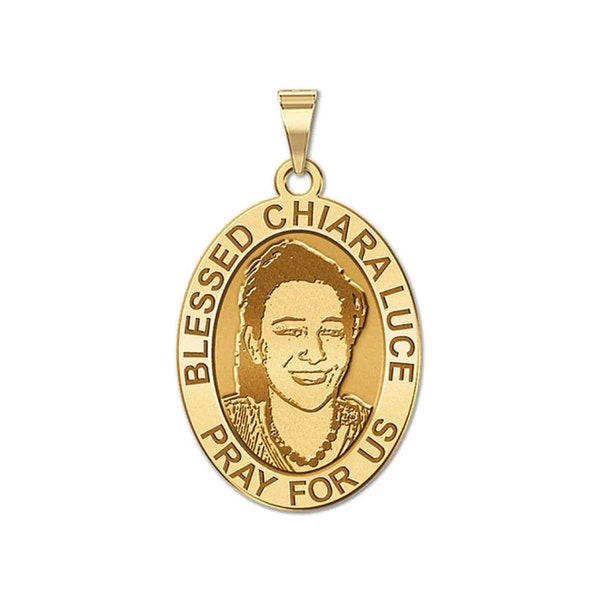 Blessed Chiara Luce OVAL Religious Medal