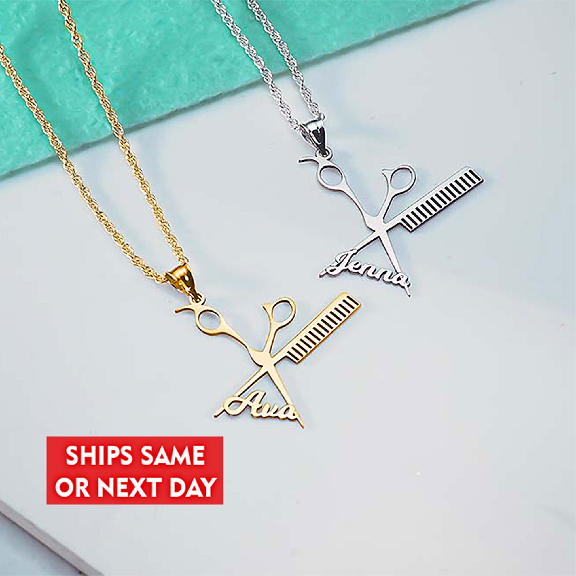 Hairdresser Necklace Necklace for Hairdressers Etsy