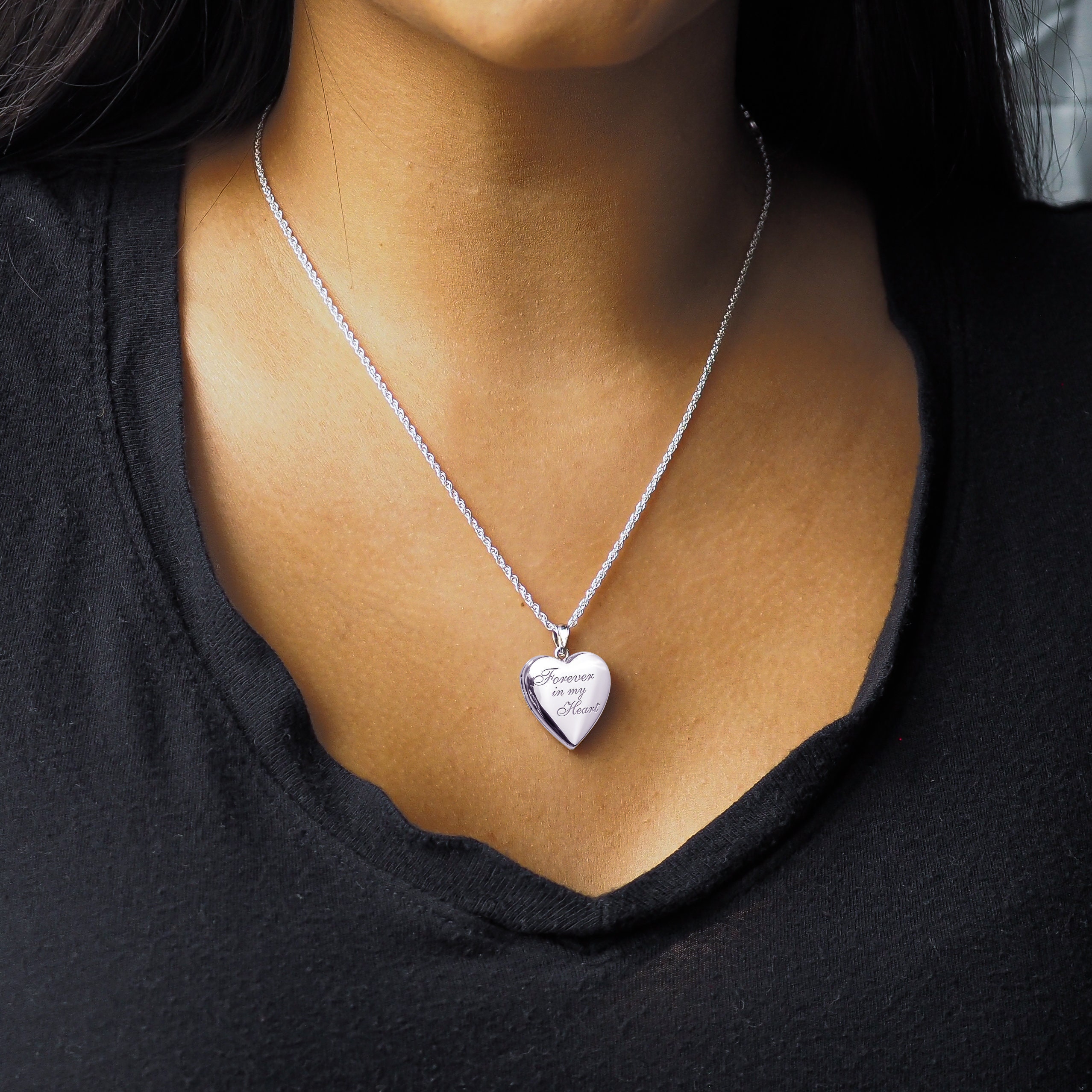 Heart Silver Locket Pendant – SILBERUH