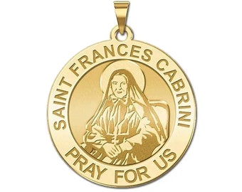 Saint Frances Xavier Cabrini Large Saint Medal - Etsy