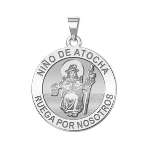 Medalla Religiosa del Niño de Atocha Medalla Religiosa Redonda