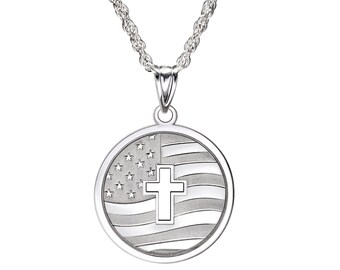 Americana Faith Coin Necklace