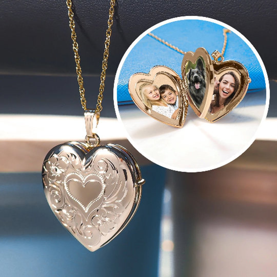 Girls Locket 14K Yellow Gold Youth 