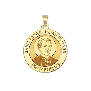 Saint Peter Julian Emyard Round Religious Medal