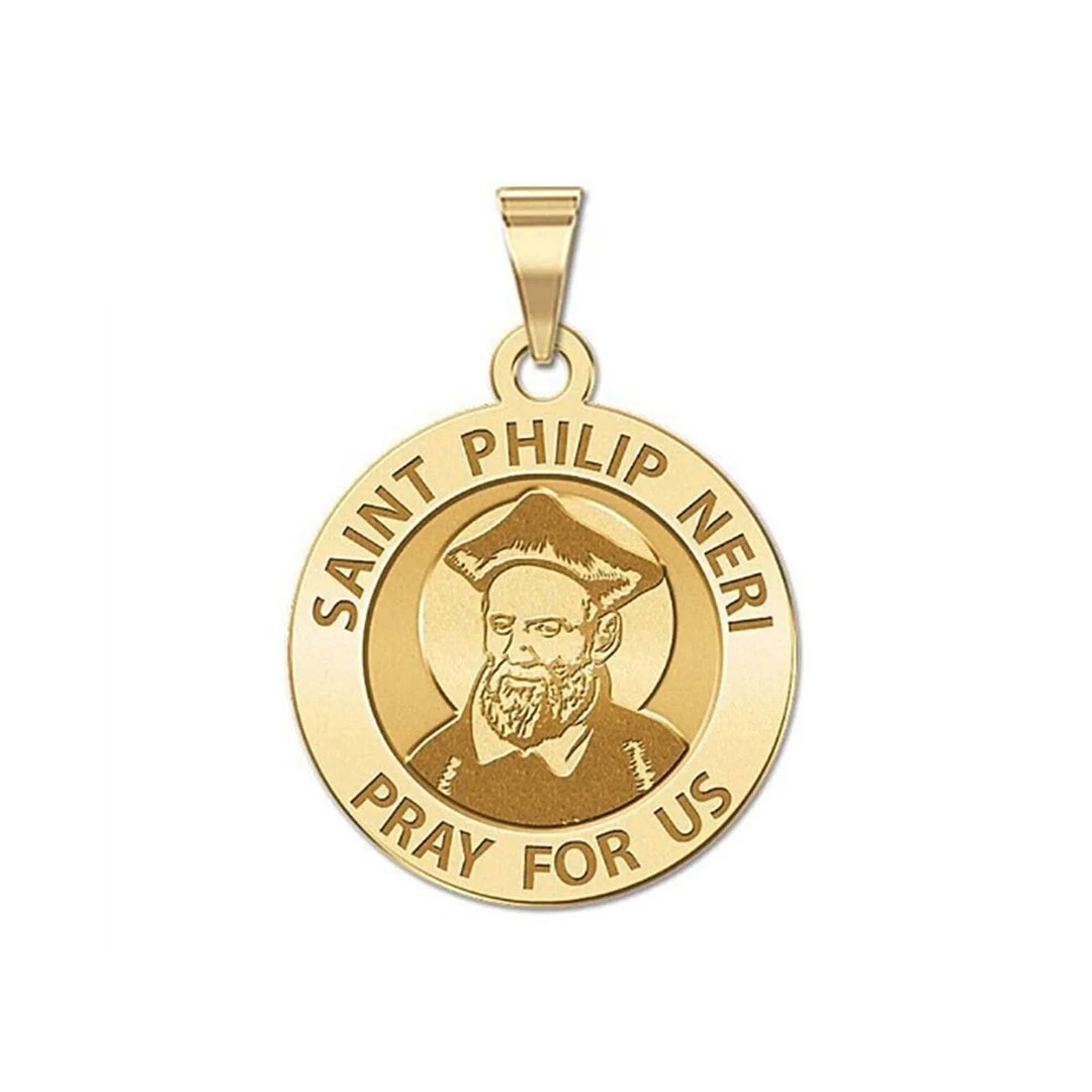 Saint Philip Neri Religious Medal Etsy