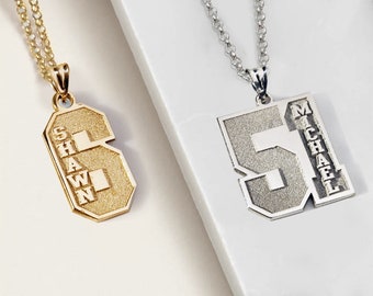 Numbers Necklace - Personalized Number Necklace - Personalized Jersey Number Necklace - Personalized Number Necklace Jewelry - Number Charm