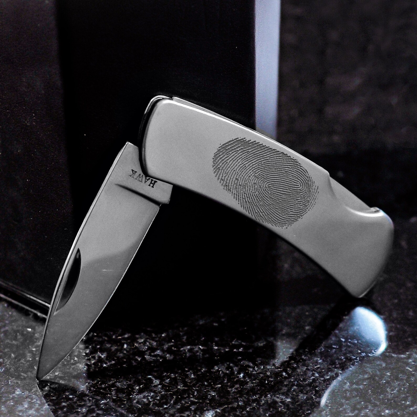 Fingerprint Knife Memorial Knife Custom Knife Knife Gift | Etsy