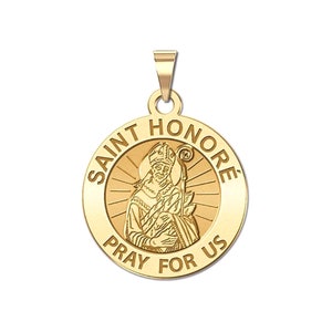 Medalha Religiosa Redonda de São Honorato