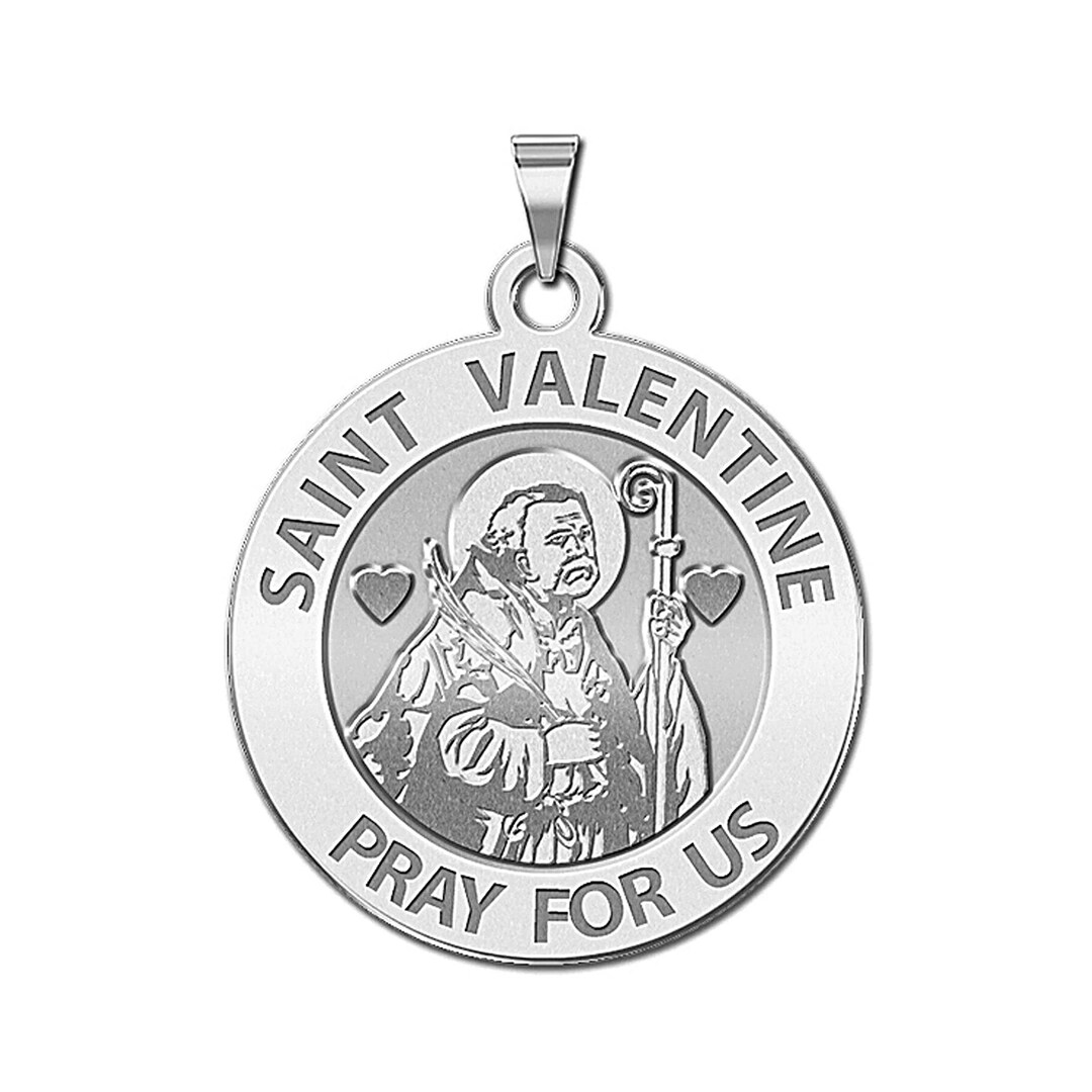 Saint Valentine Religious Medal - Etsy