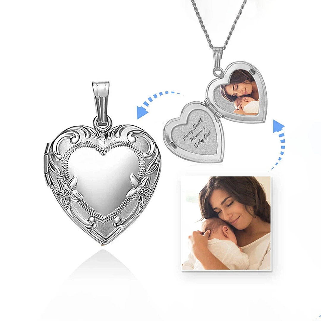 Opening heart locket gif maker - Erase BG