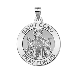 Saint Cono ronde religieuze medaille