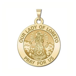 Medaglia religiosa della Madonna di Loreto