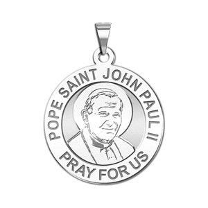 Religiöse Medaille des Heiligen Johannes Paul II