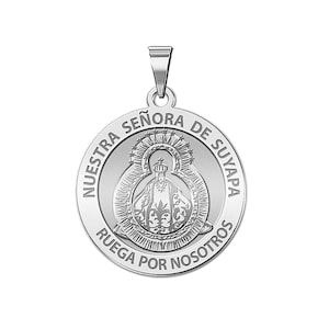 Medalla Religiosa Redonda Nuestra Señora de Suyapa