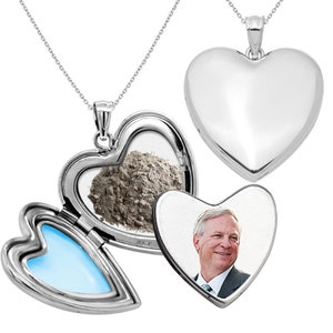Ashes Locket, Sterling Silver Ashes Locket, Locket for Ashes, Hair Locket, Pet Hair Locket, Locket with Ashes.