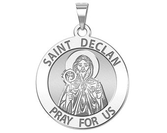 Saint Declan Religious Round Medal