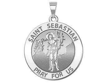 Medaglia Religiosa Tonda di San Sebastiano