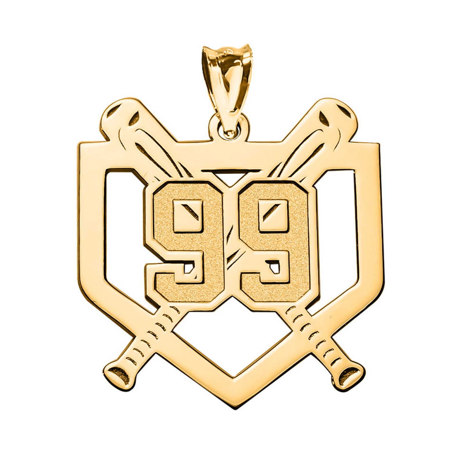 Baseball Bats Necklace Personalized Baseball Bats Number Necklace